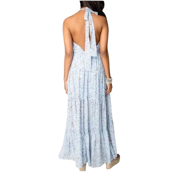 Buddy Love Blake Halter Maxi Dress Size Medium - Picture 2 of 13